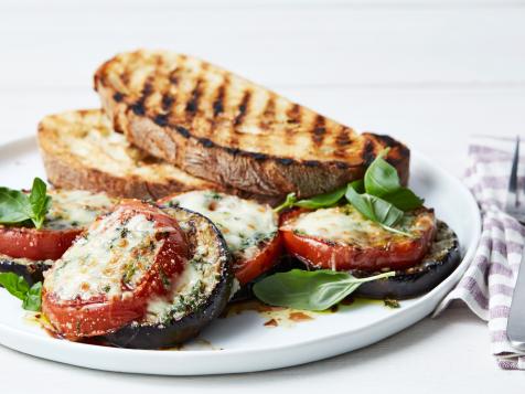 Grilled Eggplant Parmesan