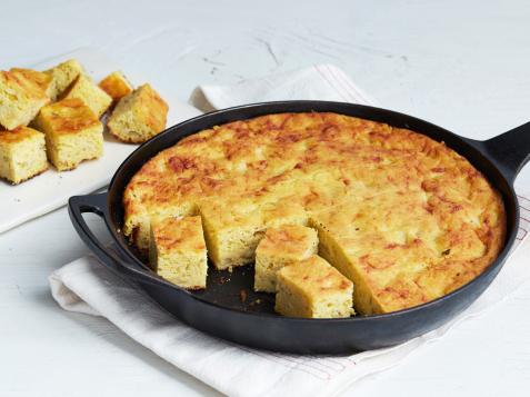 Cheesy Green Chile Cornbread