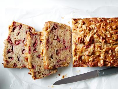 Food Network Kitchen's Strawberry Banana Bread, as seen on Food Network.