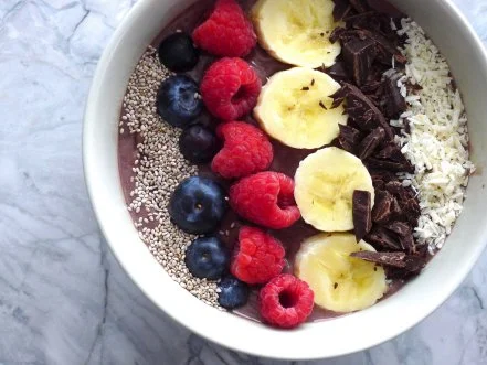Espresso Banana-Acai Bowls