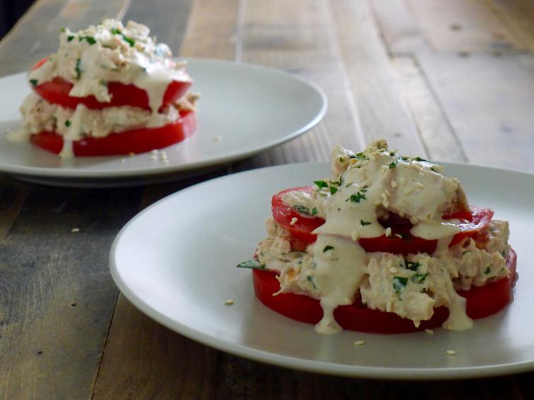 Tahini Tuna Salad Recipe Silvana Nardone Food Network