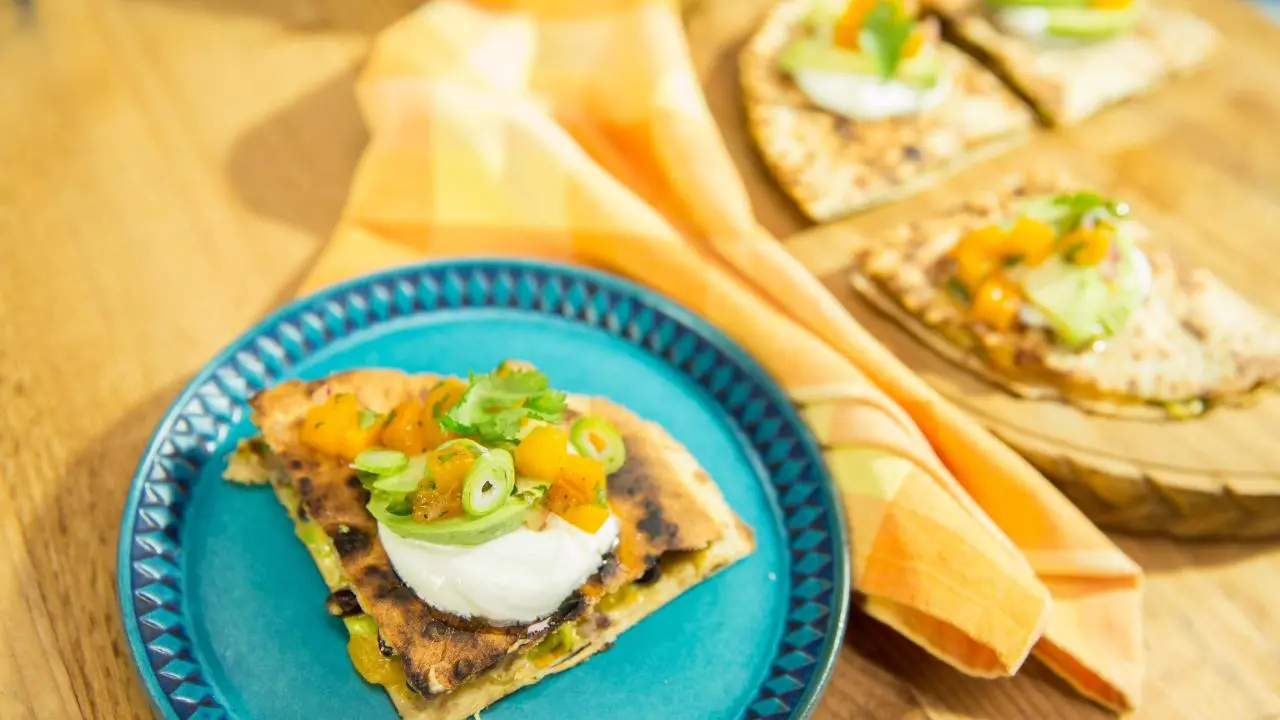 Pork and Apricot Quesadilla