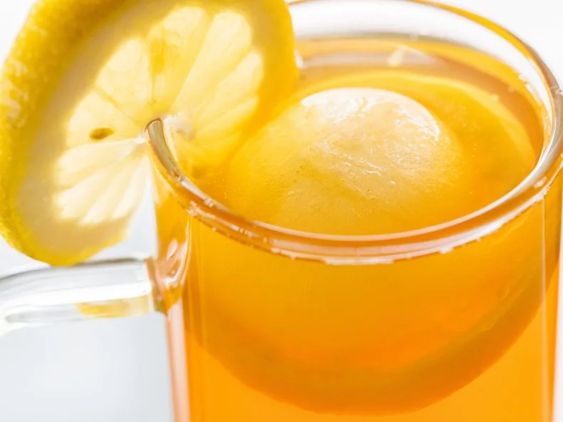 Lipton iced tea and limoncello make an easy sweet summer cocktail.