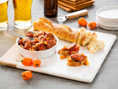 Mango Habanero Kielbasa Bites