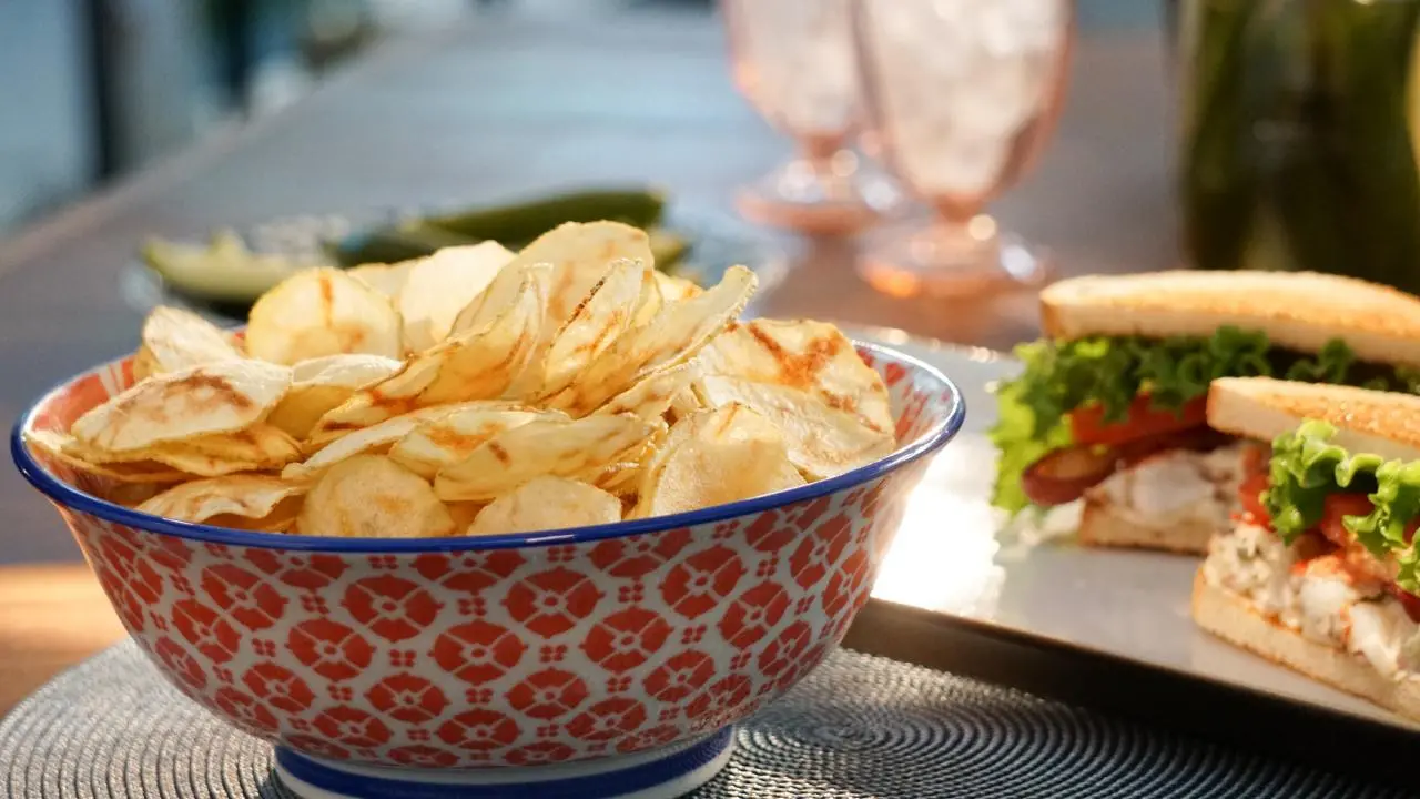 SecureFix Microwave Potato Crisps Maker - Healthy Homemade Chip Snack Maker