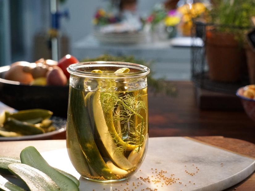 Quick SweetandSour Pickle Spears Recipe Food Network