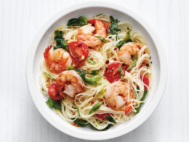 Easy Shrimp With Angel Hair Pasta Recipe