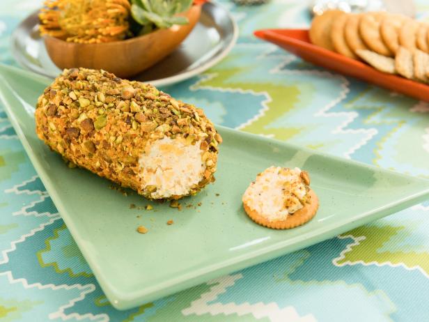 Pistachio-Coated Cheese Log image