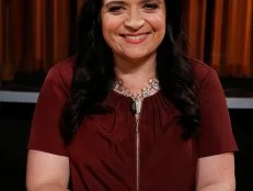 Judge Alex Guarnaschelli, as seen on Food Network's Chopped, Season 28.