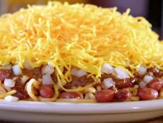 <p>Get your game-day fare at one of Skyline Chili's locations. Try their best-selling Cheese Coney: a hot dog topped with mustard, their secret-recipe chili, onions and shredded cheese. If you're looking for an Ohio classic, try the specialty: a heap of the famous Cincinnati chili on top of spaghetti.</p>