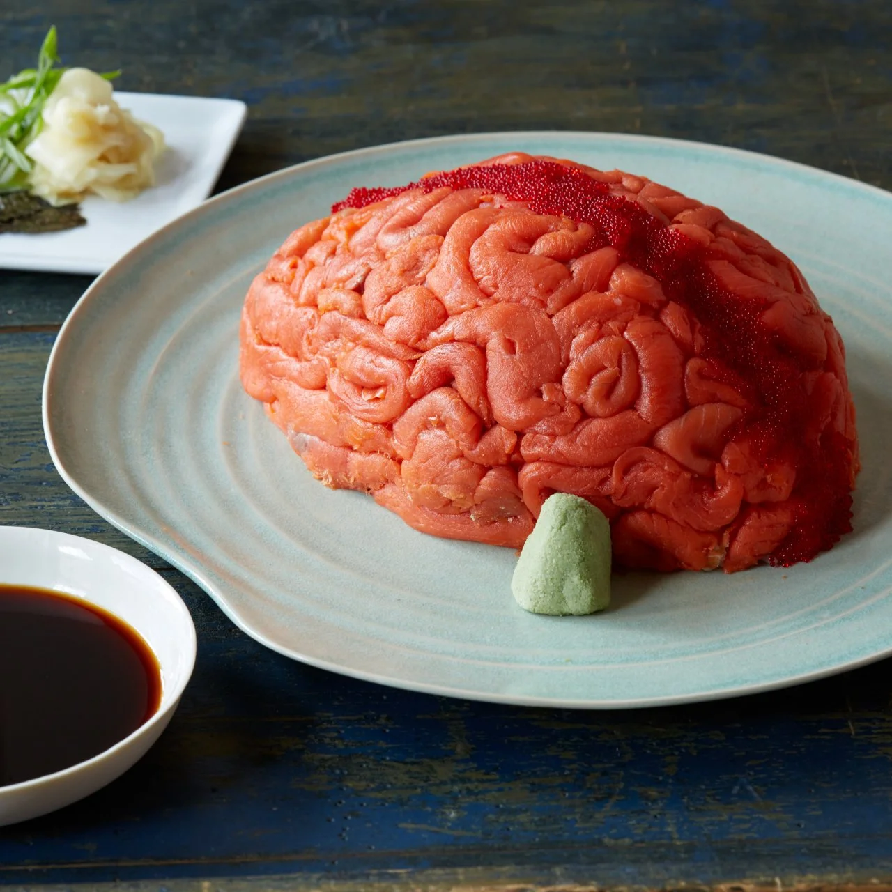 How to Make a Sushi Brain for Halloween : Food Network | Food Network