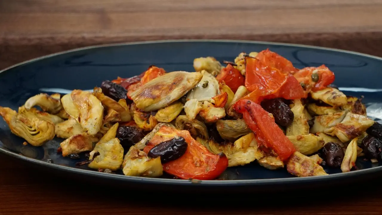 Roasted Artichokes Provencal