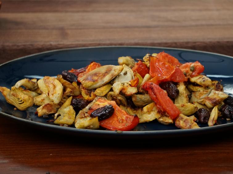 Roasted Artichoke Hearts Provencal Recipe Food Network