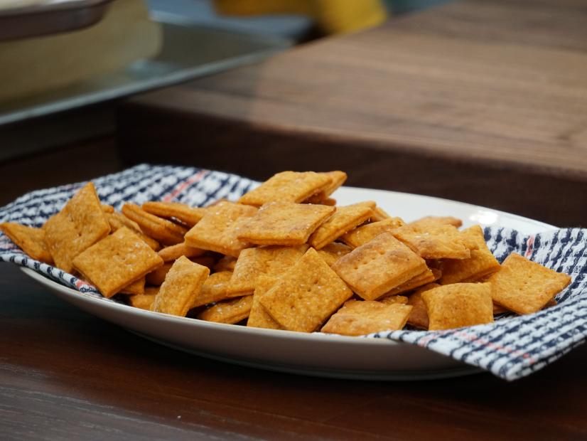 Smokey Cheddar Cheese Crackers Recipe Food Network
