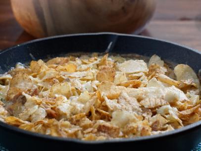 Tuna Noodle Casserole With Potato Chip Topping Recipe Food Network