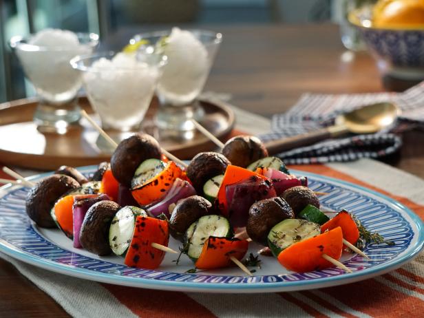 Grilled Vegetable Kebabs