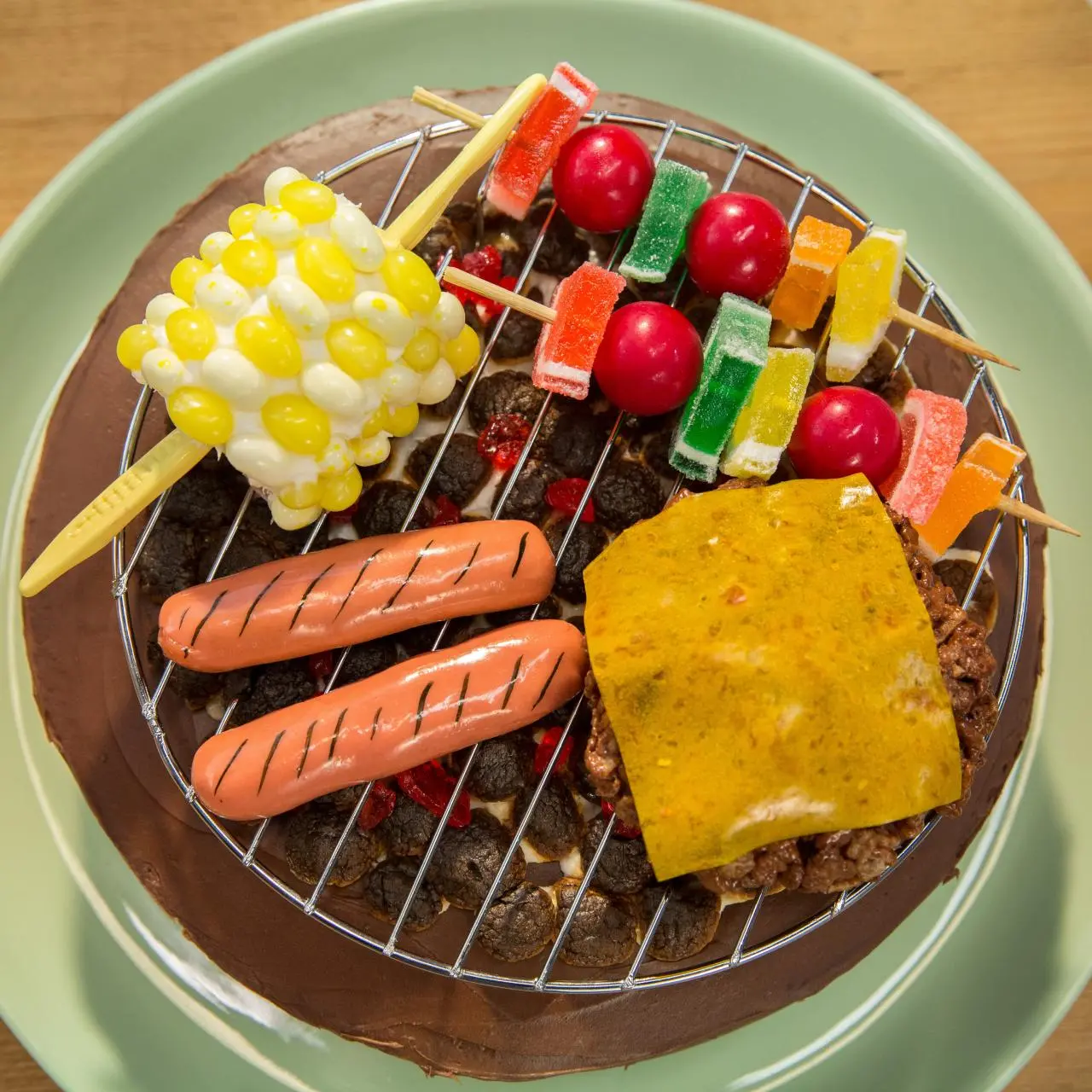 Parent and Me Class: Father's Day Themed BBQ Grill Cake