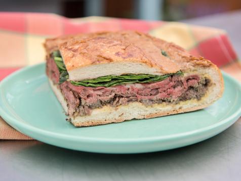 Ultimate Steak and Mushroom Shooter Sandwich