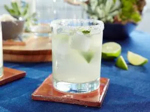 Host Patricia Heaton's drink, Smoky Margarita, as seen on Food Network’s Patricia Heaton Parties, Season 2.