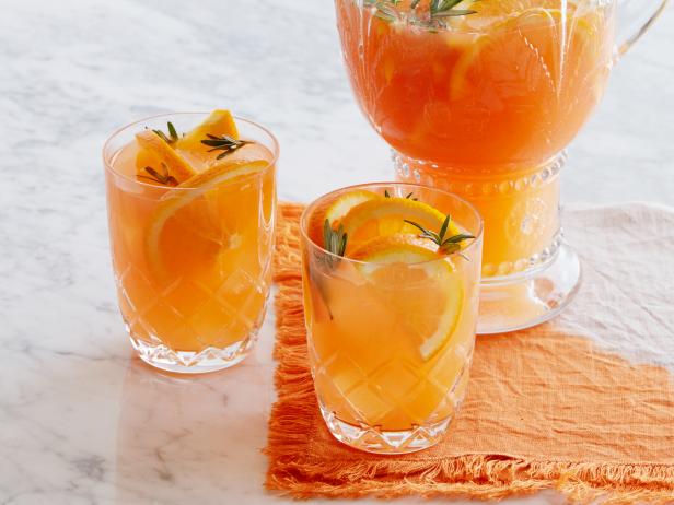 Food Network Kitchen’s Orange, Aperol and Rosemary Sangria.
