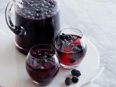 Food Network Kitchen’s Black and Blue Berry Sangria.