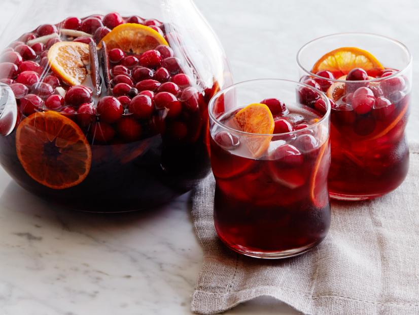 Food Network Kitchen’s CranberryClementine Mulled Sangria.