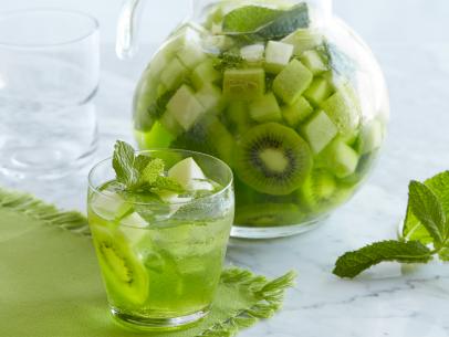 Food Network Kitchen’s Green MelonMint Sangria.