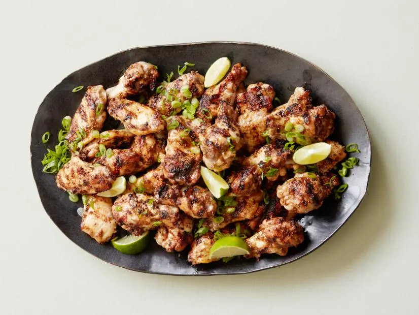 Food Network Kitchen’s Grilled Jerk Chicken Wings.