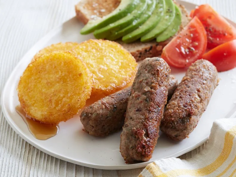 Food Network Kitchen’s Vegan Pinto Bean Breakfast Sausage.