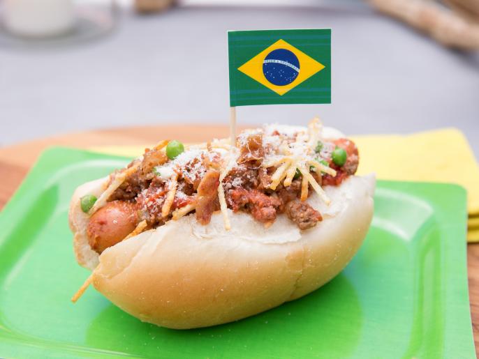Brazilian Hot Dog (Cachorro Quente) Recipe Jeff Mauro Food Network