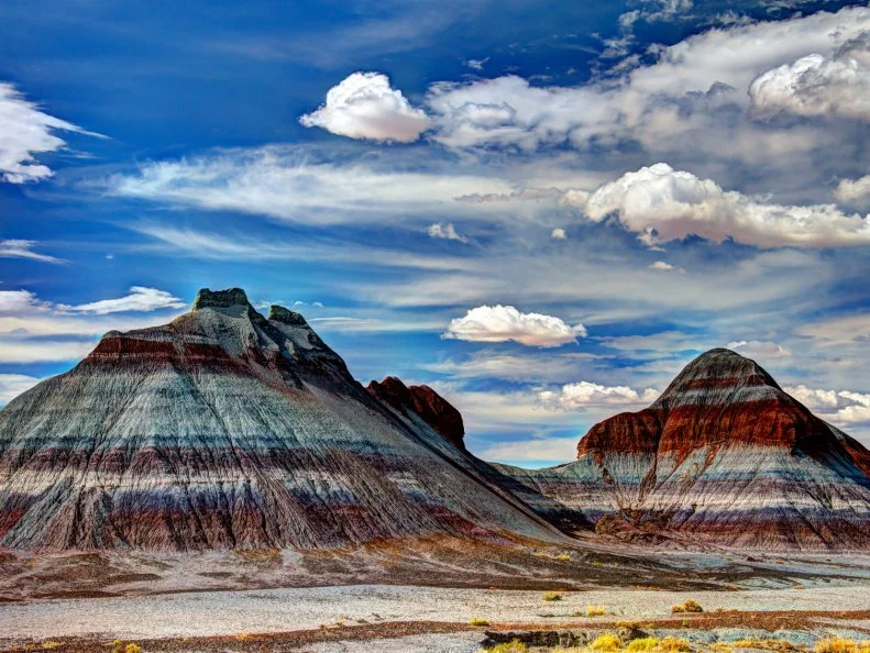 The Tepees at Petrified Forest National Park in Arizona