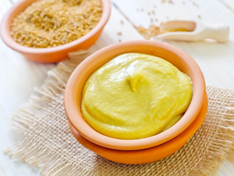 mustard in bowl