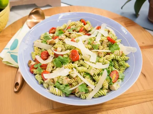 Cilantro Pesto Pasta Salad Recipe | Marcela Valladolid | Food Network