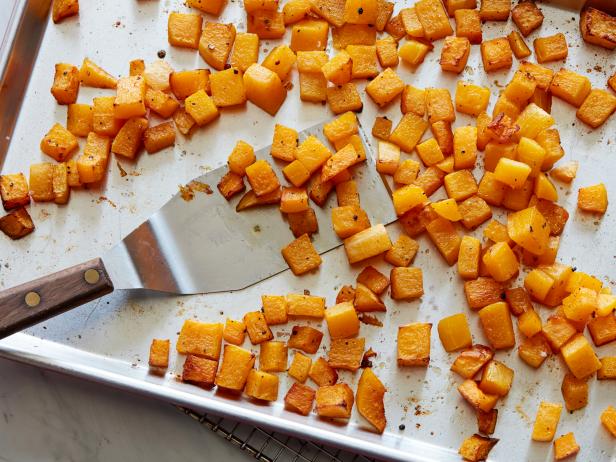 How to roast butternut squash chunks