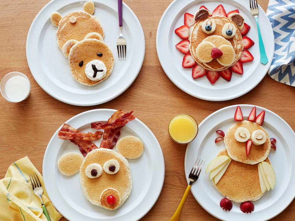 Easy Kids Cooking Pancake Animals Food Network Cooking With Kids Food 