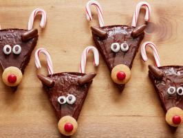 Cute Reindeer Brownies