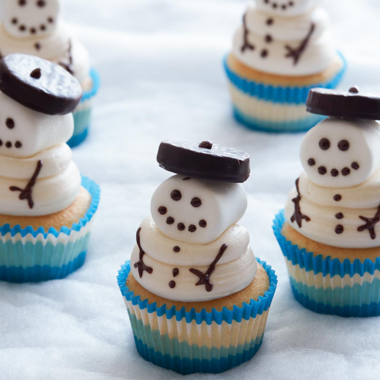 Snowman Muffin Tin 