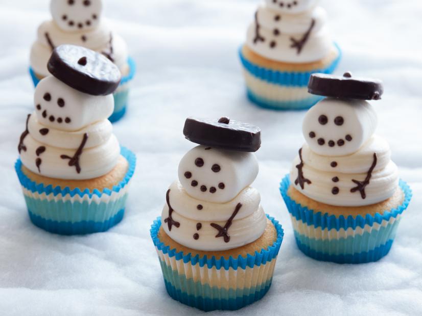 Food Network Kitchen’s Snowman Cupcakes