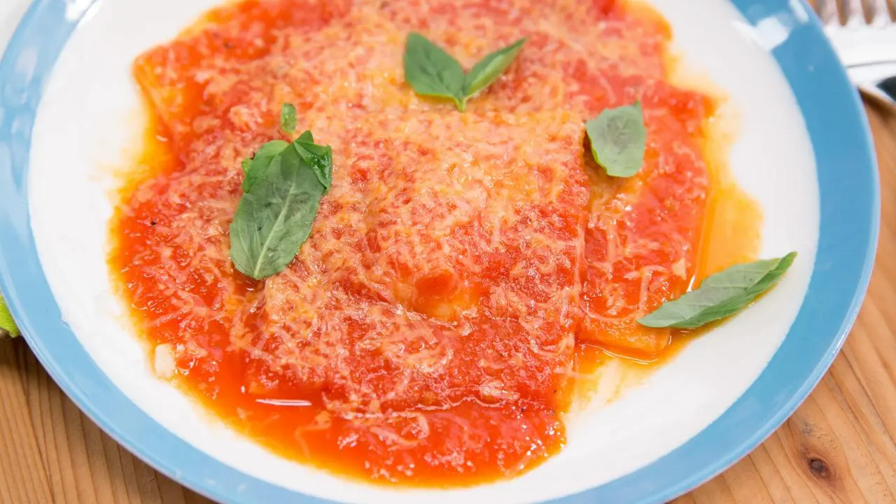 Geoffrey's Burrata Ravioli