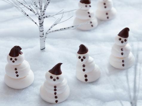 Meringue Snowmen