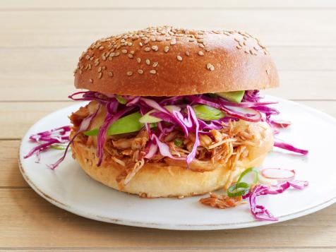 Slow-Cooker Barbecue Chicken Sandwiches