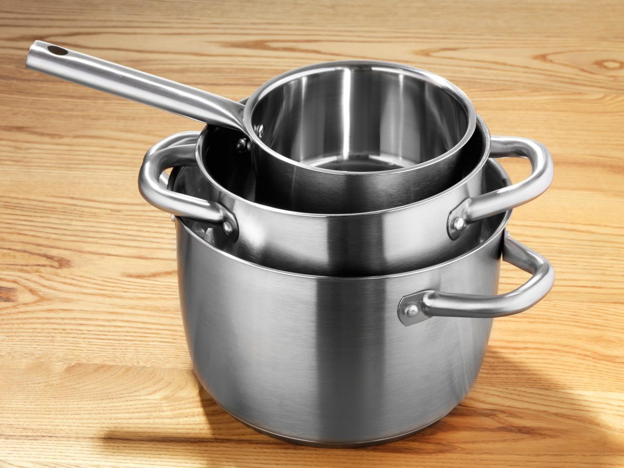 Stainless Steel Cookware Cleaning and Use : Food Network, Help Around the  Kitchen : Food Network