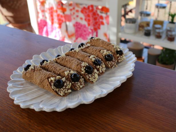 Chocolate Almond Mousse Cannoli image