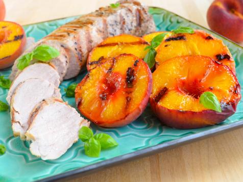 5-Ingredient Grilled Pork Tenderloin with Peaches