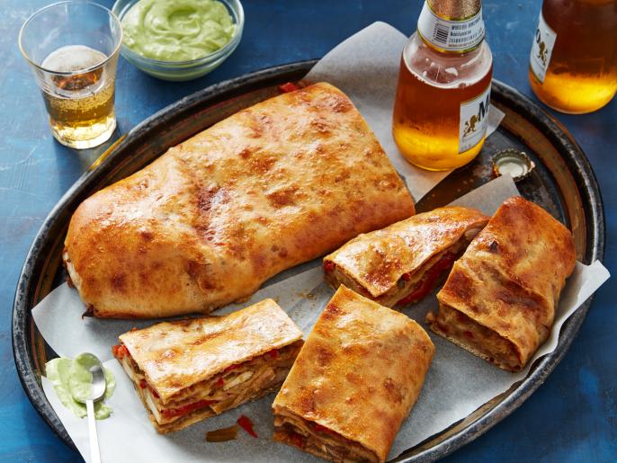 Chicken Fajita Garbage Bread Recipe Food Network Kitchen Food Network