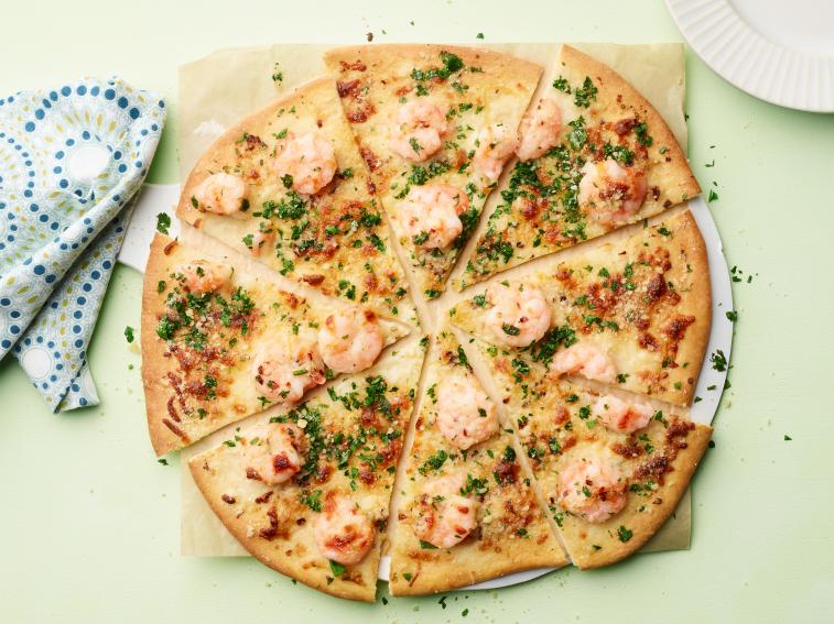 Shrimp Scampi Pizza Recipe Food Network Kitchen Food Network 