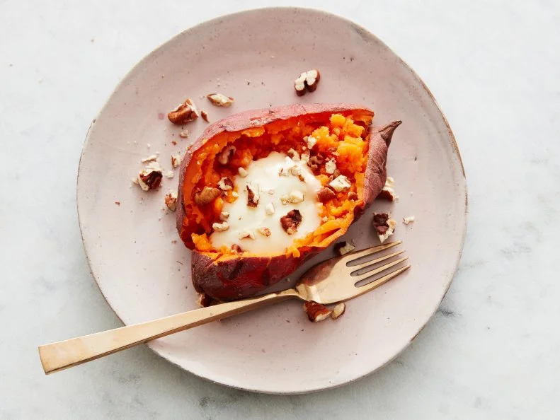 Food Nework Kitchen's 10 Reasons to Make Cream Cheese Frosting Today (and None of Them Involve Carrot Cake) Baked Sweet Potatoes