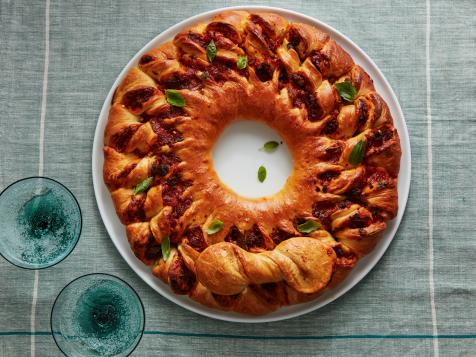Pizza Wreath