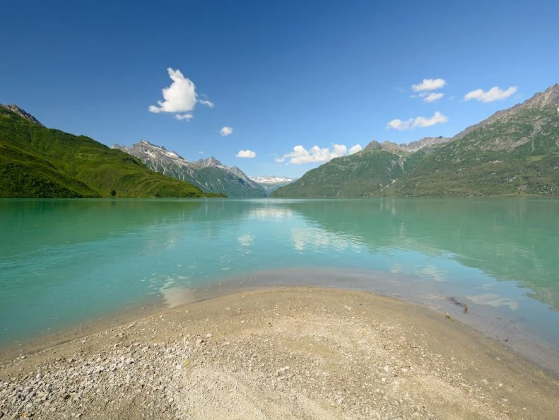 Crescent Lake in the Wilderness of Lake Clark National Park in Alaska