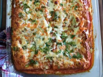 How to Make Grilled Cheese and Tomato Soup "Lasagna"